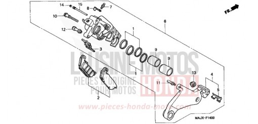 REAR BRAKE CALIPER (ST1100) ST1100Y de 2000